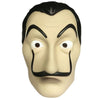 Salvador Dali style latex costume mask with curled mustache