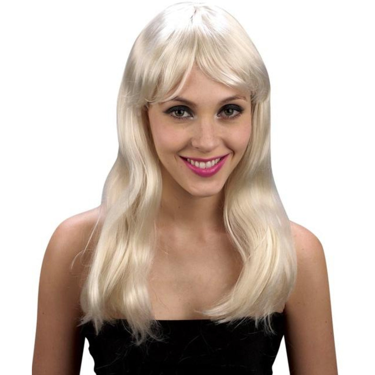 Blond Hair Wig with Bangs