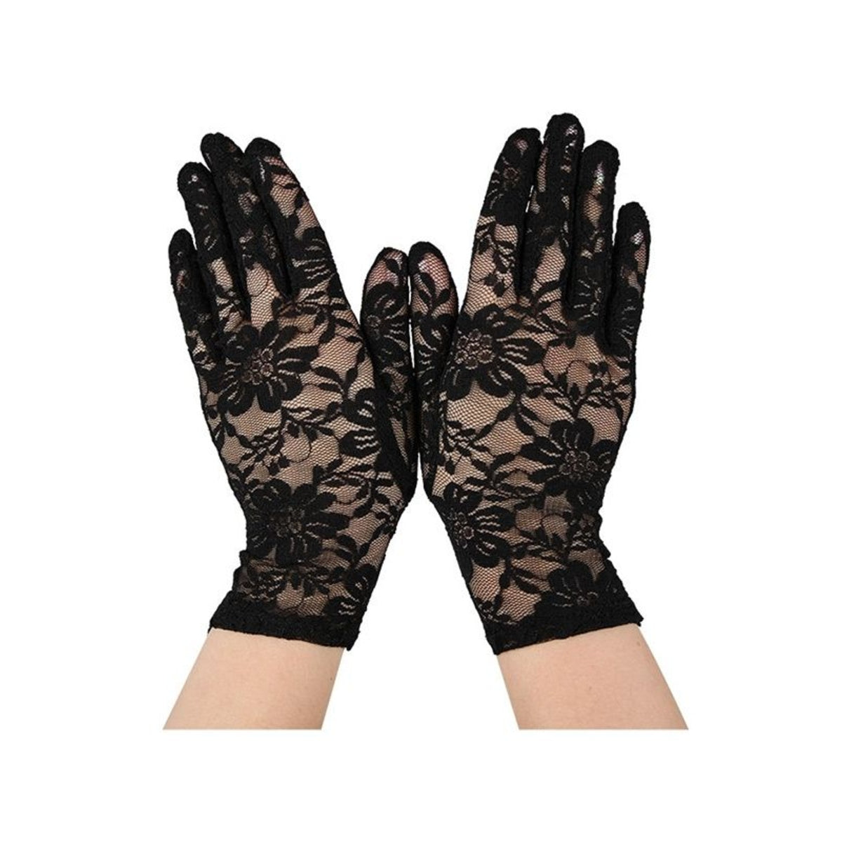 Black Lace Gloves