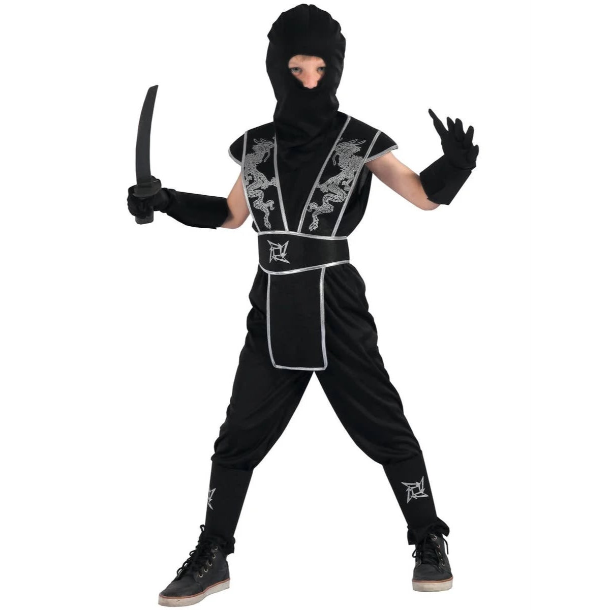 Silver Ninja Costume