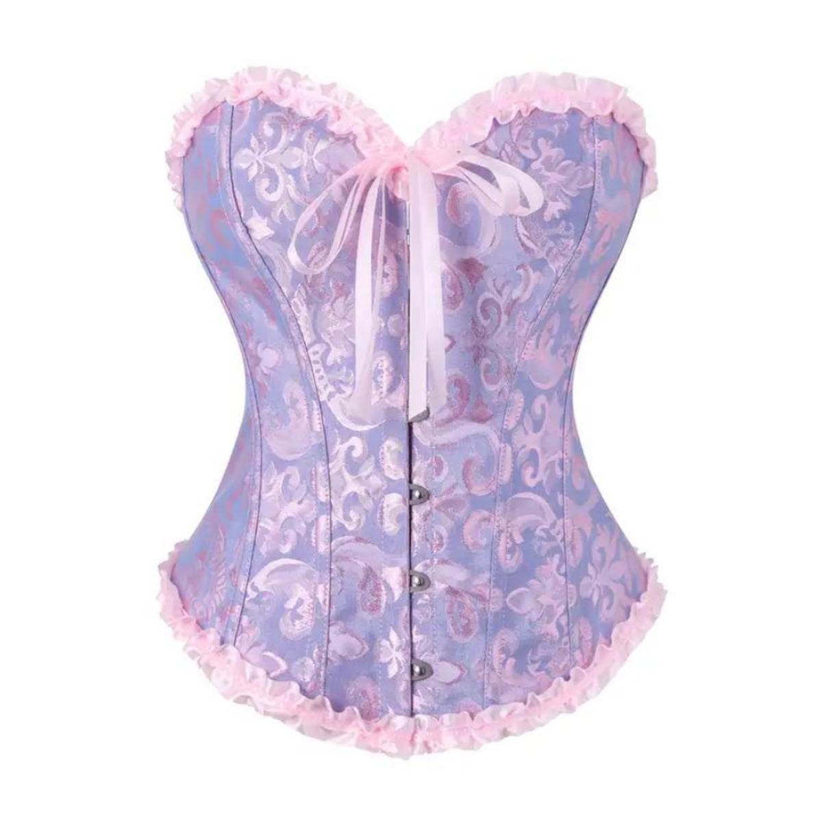 Lavender & Pink Corset Top