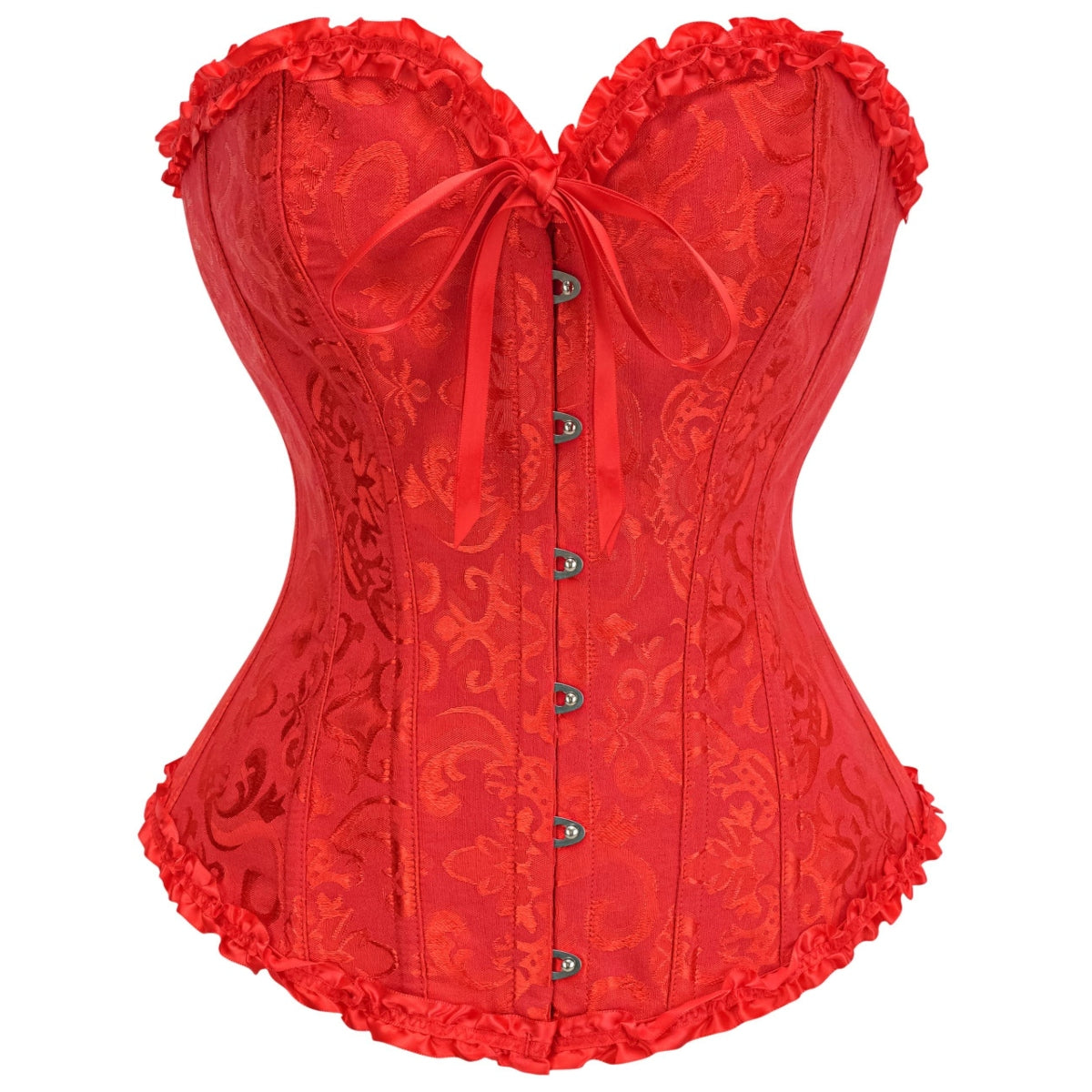 Red Floral Corset