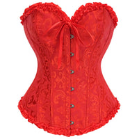 Red Floral Corset