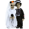 Animated Singing Skeleton Bride and Groom Halloween Prop