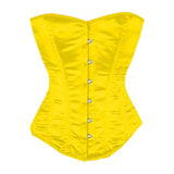 Yellow Silk Corset
